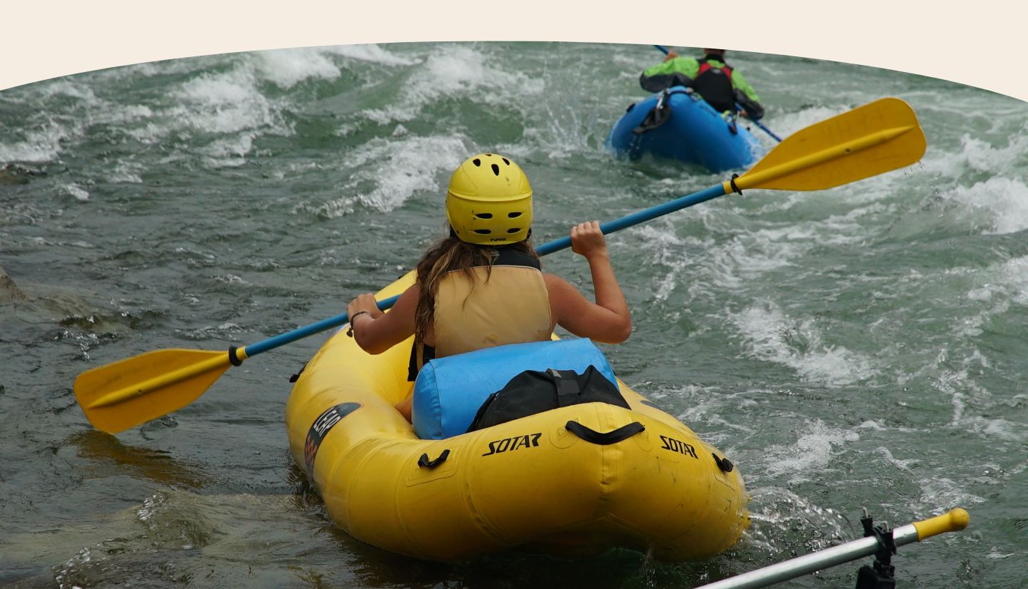 white water kayaking